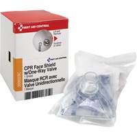 SmartCompliance<sup>®</sup> Refill CPR Faceshield with One-Way Valve, Single Use Faceshield, Class 2 SHC034 | Nassau Supply