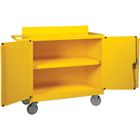 Spill Control Center Cart, 18" L x 38.375" W x 36" H Nassau Supply