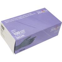 Medical Grade Disposable Gloves, Small, Nitrile, 6-mil, Powder-Free, Black, Class 2 Nassau Supply