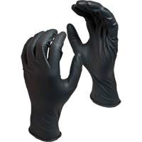 Green Monkey Biodegradable Disposable Gloves, Small, Nitrile, 8-mil, Powder-Free, Black Nassau Supply