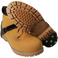 Icetred Heel Traction Device, Rubber/Tungsten Carbide, Stud Traction, One Size Nassau Supply