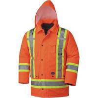 5020 Manteau imperm&eacute;able 7 en 1, Orange haute visibilit&eacute;, Petit Nassau Supply