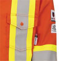 7743 Chemise de s&eacute;curit&eacute; ignifug&eacute;e FR-Tech, Petit, Orange haute visibilit&eacute; Nassau Supply