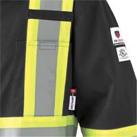 7702BKT Combinaison FR-Tech contre les arcs, Taille 40 (grand taille), Noir, 10 cal/cm² Nassau Supply