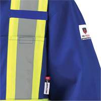 7706 Combinaison ignifuge FR-Tech avec fermetures &agrave; glissi&egrave;re aux jambes, Taille 36, Bleu royal, 9,7 cal/cm² Nassau Supply