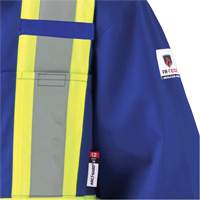 7706T Combinaison ignifuge FR-Tech avec fermetures &agrave; glissi&egrave;re aux jambes, Taille 40 (grand taille), Bleu royal, 9,7 cal/cm² Nassau Supply