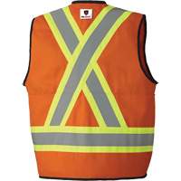 7732 Veste d'arpenteur ignifuge et r&eacute;sistant aux arcs &eacute;lectriques FR-Tech, Petit, Orange haute visibilit&eacute;, 9,7 cal/cm² Nassau Supply