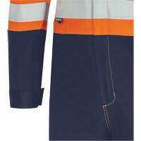 7702BB Combinaison de s&eacute;curit&eacute; FR-Tech 2 tons, Taille 36, Bleu marin/Orange, 10 cal/cm² Nassau Supply