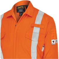 7702BB Combinaison de s&eacute;curit&eacute; FR-Tech 2 tons, Taille 36, Bleu marin/Orange, 10 cal/cm² Nassau Supply