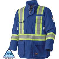 5523 Manteau de s&eacute;curit&eacute; ignifuge, Petit, Bleu royal, 58 cal/cm² Nassau Supply