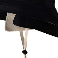 D5050 Black Dry King&reg; Offshore Traditional Sou'wester Hat, Small, Black, Rubber Nassau Supply