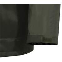 D8120J Nailhead Ripstop Tree Planter Hooded Jacket, Polyester/PVC, X-Small, Green Nassau Supply