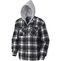 415BG Quilted Hooded Shirt, Men's, X-Small, Multi-Colour Nassau Supply