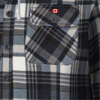 415BG Quilted Hooded Shirt, Men's, X-Small, Multi-Colour Nassau Supply