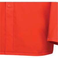 576J High-Visibility FR Rain Jacket, Small, High Visibility Orange Nassau Supply