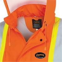 5892PKT Veste de s&eacute;curit&eacute; imperm&eacute;able &agrave; haute visibilit&eacute; ignifuge, T-petit, Orange haute visibilit&eacute; Nassau Supply