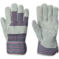834 Fitter's Gloves, One Size, Split Cowhide Palm Nassau Supply