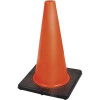 Premium Flexible Safety Cone, 18", Orange SHE781 | Nassau Supply