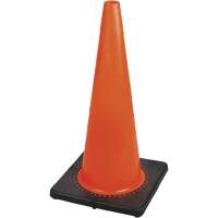 183P C&ocirc;ne de s&eacute;curit&eacute; flexible de premi&egrave;re qualit&eacute;, 28", Orange Nassau Supply