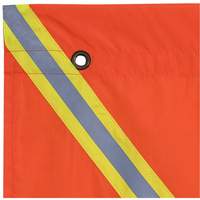 353 Drapeau avec bande r&eacute;fl&eacute;chissante, Polyester Nassau Supply