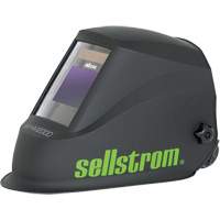 WHM2000 Advantage Plus Series ADF Welding Helmet, 3.94" L x 2.36" W View Area, Black/Green Nassau Supply