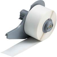 All-Weather Permanent Adhesive Label Tape, Vinyl, White, 1" Width SHF059 | Nassau Supply