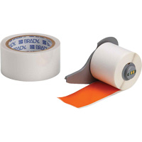 ToughStripe<sup>®</sup> Ultra-Aggressive Adhesive Multi-Purpose Label Tape with Overlaminate, Polyester, Orange, 2" Width SHF063 | Nassau Supply