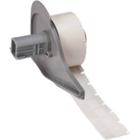 Self-Laminating Wrap-Around Wire & Cable Labels, Vinyl, 0.5" L x 0.75" H, White SHF072 | Nassau Supply