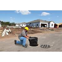 Bac de r&eacute;tention rond Ultra-Drain Guard avec orifice de trop-plein, Huile & s&eacute;diments, 22" - 25" lo x 22" - 25" la Nassau Supply