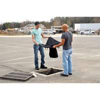Barri&egrave;re flottante contre les Archaea Ultra-Drain Guard, Bior&eacute;m&eacute;diation/Huile & s&eacute;diments, 48" lo x 36" la Nassau Supply