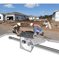 Bac de r&eacute;tention grande capacit&eacute; Ultra-Drain Guard, Huile & s&eacute;diments, 60" lo x 60" la Nassau Supply