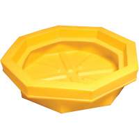 Ultra-Drum Tray&reg; without Grating, 32" L x 32" W x 8.1" H, 22.8 US gal. Spill Capacity Nassau Supply