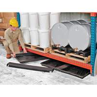 Triple-Tray Ultra-Rack Containment Tray&reg;, 72" L x 44" W x 2.8" H, 24 US gal. Spill Capacity Nassau Supply