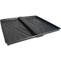 Double-Tray Ultra-Rack Containment Tray&reg;, 48" L x 44" W x 2.8" H, 16 US gal. Spill Capacity Nassau Supply