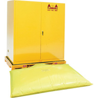 Double Drum Ultra-Safety Cabinet Bladder System&reg;, 63" L x 38.5" W x 6.3" H, 3000 lbs. Load Capacity Nassau Supply