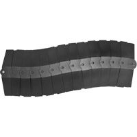 Medium Ultra-Sidewinder Cable Protection System avec capuchons, 33" x 9,8" x 1,4", 260 lb (0,13 tonnes) Nassau Supply