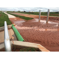 Ultra-Silt Dike — vert, 7' lo x 5' la Nassau Supply