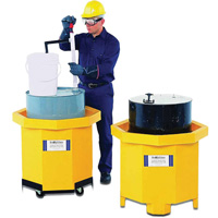 Pallet Jack Ultra-Spill Collector&reg;, 66 US gal., Mobile Nassau Supply