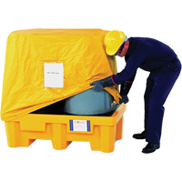 2-Drum Spill Pallet Pullover Cover Nassau Supply