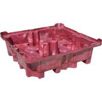 4-Drum Ultra-Spill King&reg; Drum Spill Pallet, 85 US gal. Spill Capacity, 51" x 51" x 17.5" Nassau Supply