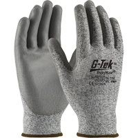 G-Tek<sup>®</sup> Seamless Knit Cut-Resistant Gloves, Size X-Small, 13 Gauge, Polyurethane Coated, PolyKor<sup>®</sup> Shell, ASTM ANSI Level A2/EN 388 Level B SHG023 | Nassau Supply