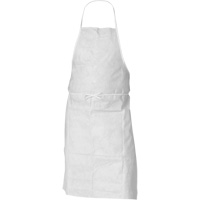 KleenGuard A10 Apron, Polyethylene, White, 28" W x 36" L Nassau Supply