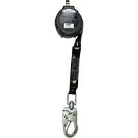 Miller TurboLite+ Scorpion Personal Fall Limiter, 9', Web, Swivel Nassau Supply