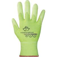 Gants haute visibilit&eacute; r&eacute;sistants &agrave; la coupe S21TXUGFN, Taille 5/2T-petit, Calibre 21, Rev&ecirc;tement Nitrile, Enveloppe en TenActiv, ASTM ANSI niveau A9 Nassau Supply