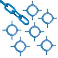 Ensemble de connecteurs de chaîne pour c&ocirc;nes, Bleu Nassau Supply
