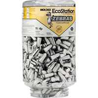 Zebras™ Disposable Earplugs Refill for EcoStation<sup>®</sup>  Earplug Dispenser, Bulk - Canister SHH489 | Nassau Supply