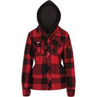 415RBW Quilted Hooded Shirt, Women's, X-Small, Multi-Colour Nassau Supply