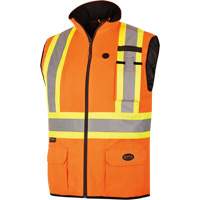 Waterproof Insulated Heated Safety Vest, Unisex, Small, High-Visibility Orange SHH586 | Nassau Supply