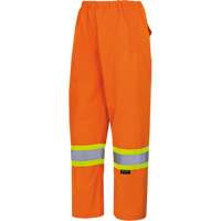 5586 450D Waterproof Safety Pants, Polyester/Polyurethane, 4X-Large, High Visibility Lime-Yellow Nassau Supply