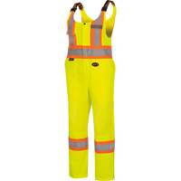 6000W Women's High-Visibility Traffic Safety Overalls, Polyester, X-Small, High Visibility Lime-Yellow Nassau Supply